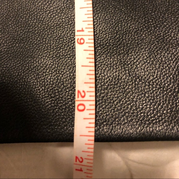 Express Genuine 100% Leather A-Line 2 Way Zipper Classic Sexy Neutral Skirt 9 10 - Picture 13 of 16